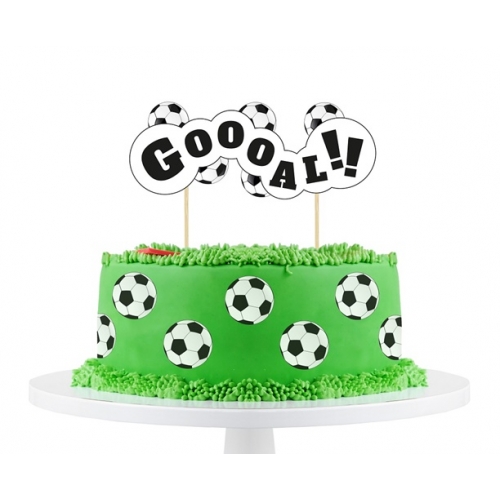 Topper dekoracja na tort HAPPY BIRTHDAY piłka nożna